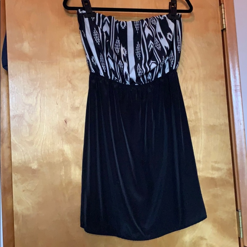 Tribal Print Silk Dress